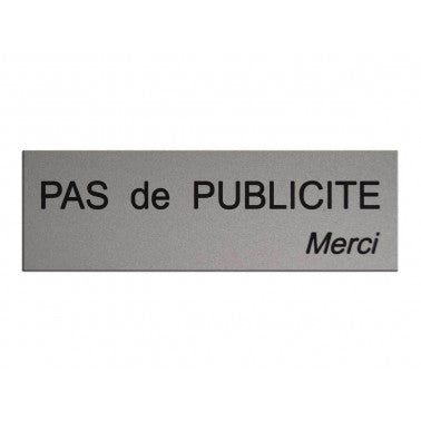 Plaque Stop Pub grise