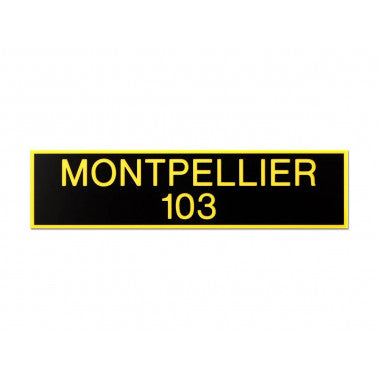 Plaque de taxi Montpellier