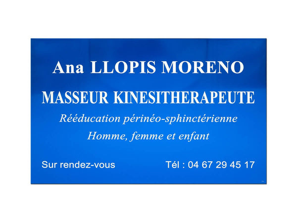 Plaque pro kiné