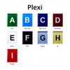 Plaque boite aux lettres plexiglass