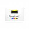 Plaque professionnelle Dibond quadri