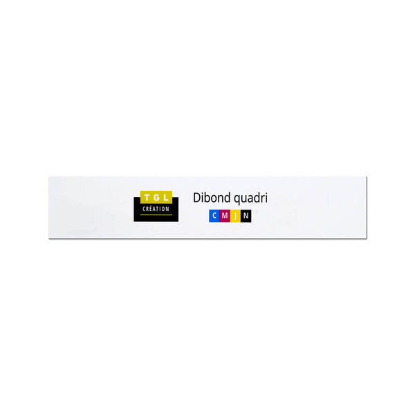 Dibond quadri 30 x 5 cm