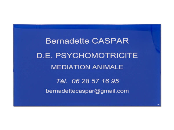 Plaque pro Psychomotricité