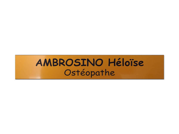 Plaque pro pour porte