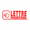 Tampon Lettre Prioritaire avec logo