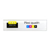 Plaque boite aux lettres plexi quadri