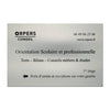 Plaque professionnelle Aluminium