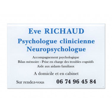 Plaque pro Psychologue