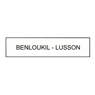 Plaque nom boite aux lettres