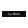 Plaque boite aux lettres plexiglass