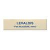 Plaque boite aux lettres aluminium