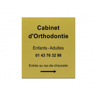 Fléchage orthodontiste