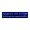 Plaque boite aux lettres plexiglass