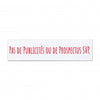 Dibond quadri 10 x 2,5 cm