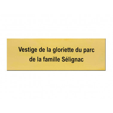 Plaque commémorative