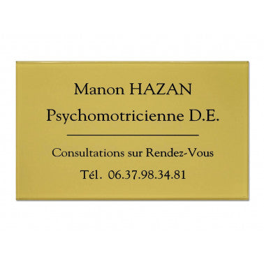 Plaque psychomotricienne