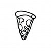Tampon fidélité Part de pizza