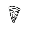 Tampon fidélité Part de pizza