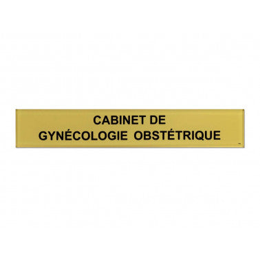 Plaque de porte cabinet