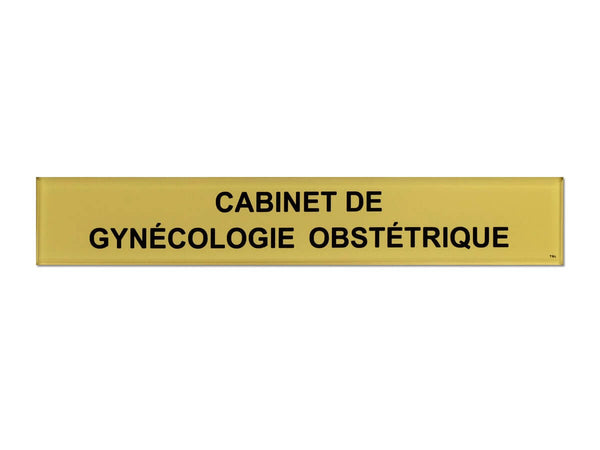 Plaque de porte cabinet