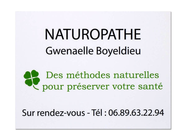 Plaque pro Naturopathe