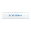 Plaque boite aux lettres plexiglass