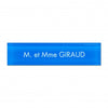 Plaque boite aux lettres plexiglass