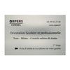Plaque Entreprise en Aluminium