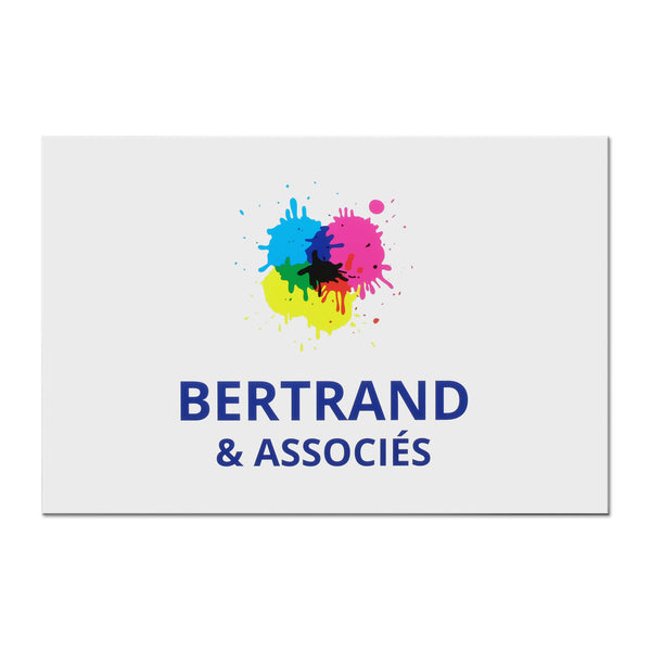 Plaque Entreprise en Dibond quadri
