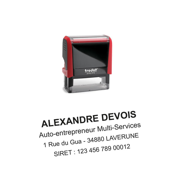 Tampon auto-entrepreneur Printy 4912