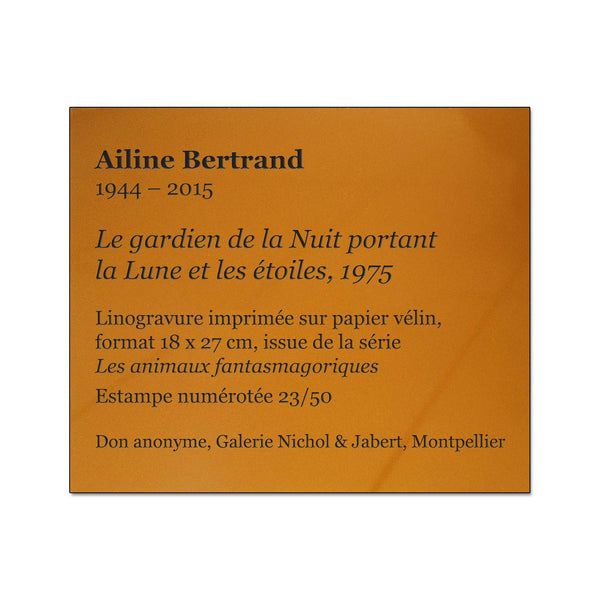 Cartel plastique 10 x 10 cm