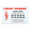 Plaque Dentiste en Plexi quadri