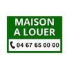 Panneau Maison à Louer - 30 x 20 cm