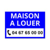 Panneau Maison à Louer - 30 x 20 cm