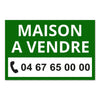 Panneau Maison à Vendre - 60 x 40 cm