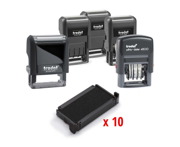 Lot de 10 Cassettes Trodat Printy 6/4911