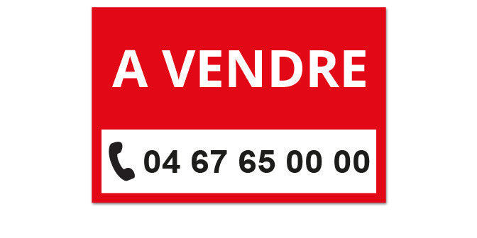 Panneau immobilier