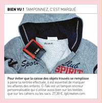 Encart C-TAKI Tamponnez c'est marqué