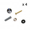 Kit vis + cache vis x 4