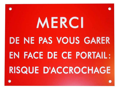 Signalétique pour un portail