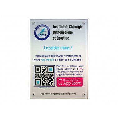 Signalétique avec QR Code