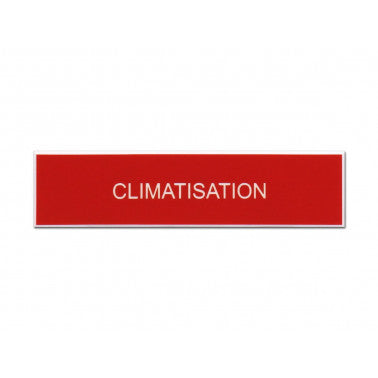 Plaque de conduit climatisation