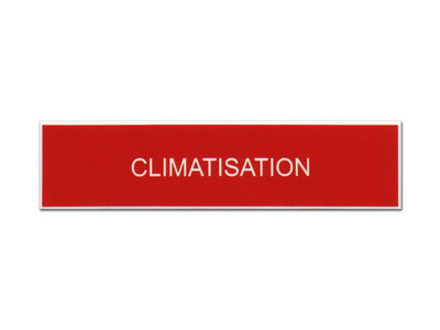 Plaque de conduit climatisation