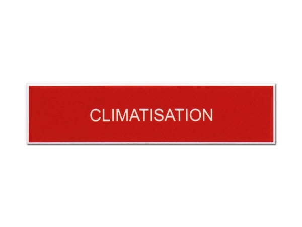 Plaque de conduit climatisation
