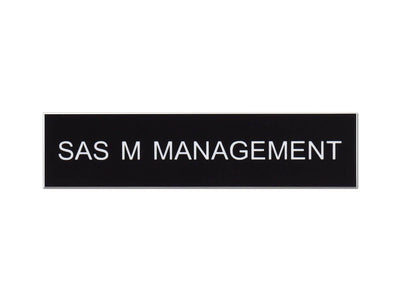 Plaque de boite aux lettres