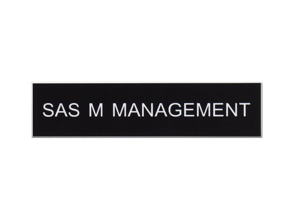 Plaque de boite aux lettres