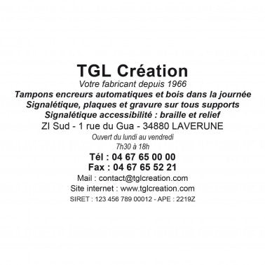 Empreinte Trodat Metal Line 5212