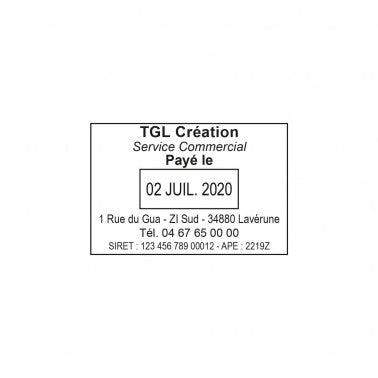 Empreinte Trodat Metal Line 5474