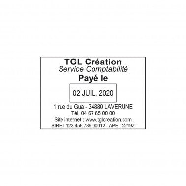 Empreinte Trodat Metal Line 5480