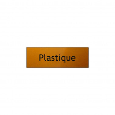 Plastique 15 x 5 cm